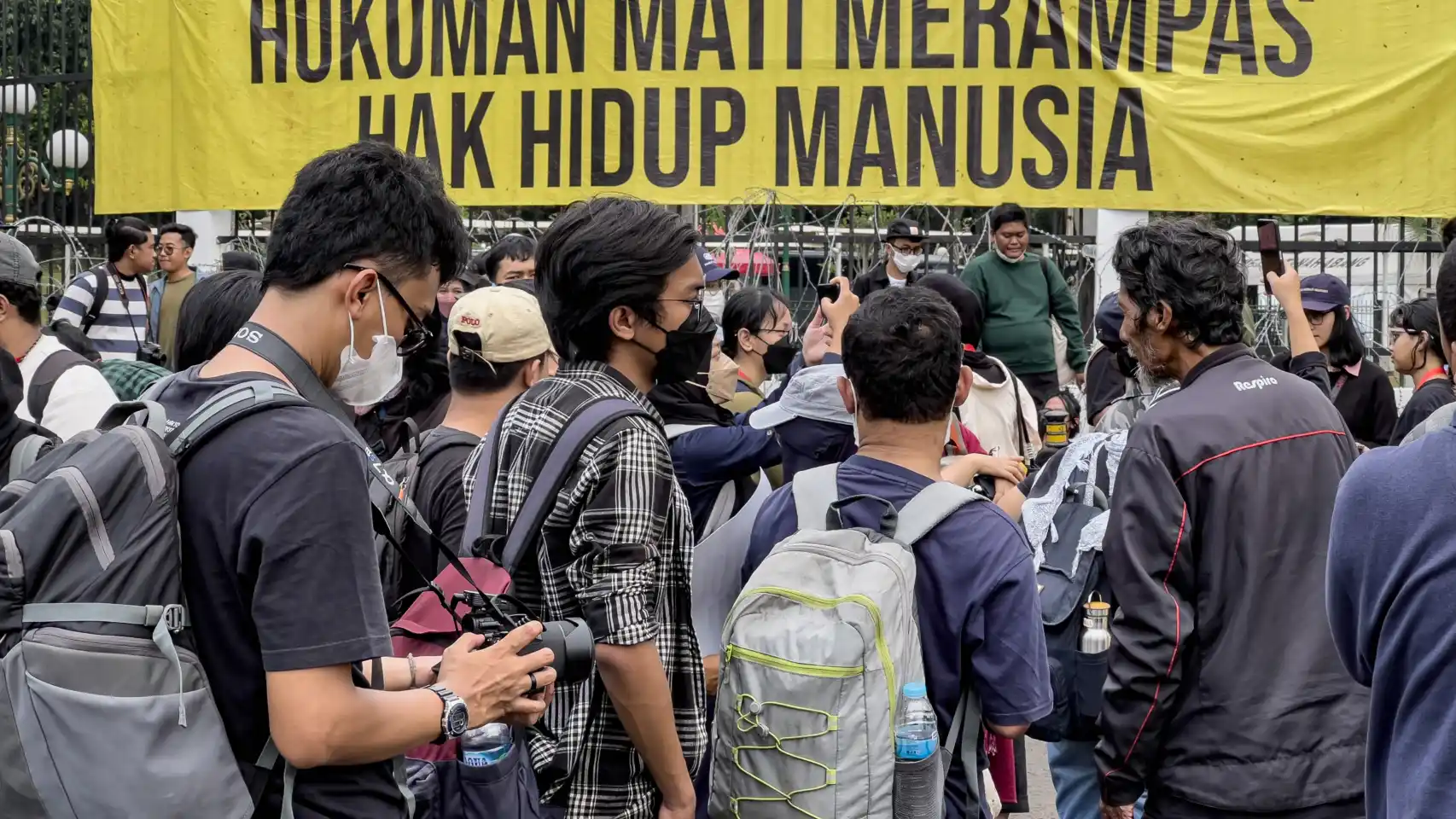 Protestas en Indonesia. Foto: El Español