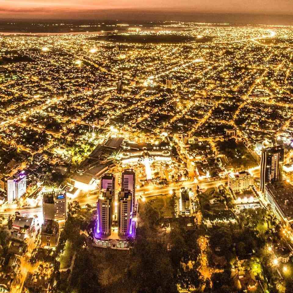 Vista aérea de Asunción. Juan Carlos Meza, Fotociclo. Cortesía