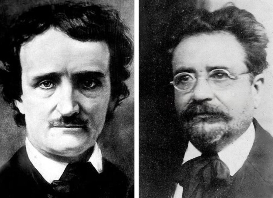 Edgar Allan Poe y Alejandro Guanes. Cortesía