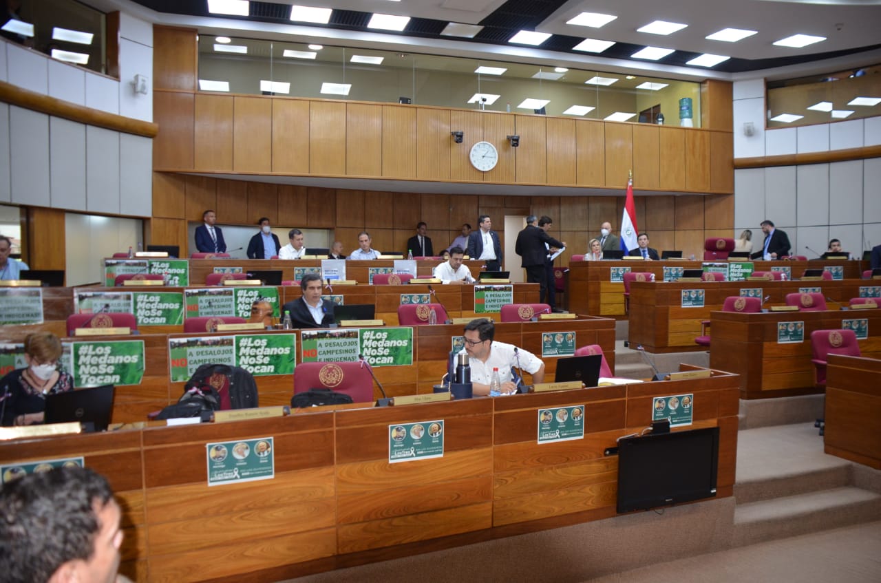 Sesión de la Cámara de Senadores. Foto: Archivo