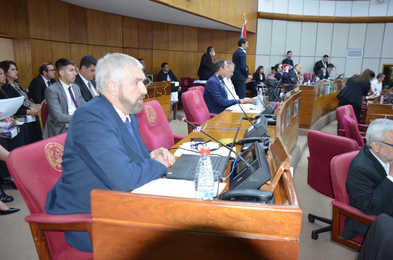 Sesión de la Cámara de Senadores. Foto: Archivo