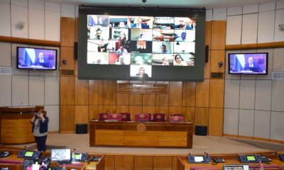 Sesión extra de la Cámara de Senadores. Foto: Gentileza