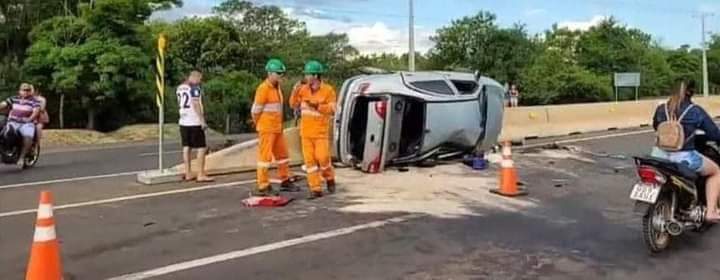 Así quedó el automóvil. Foto: Gentileza