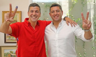 Santiago Peña y Pedro Alliana. Foto: Gentileza.