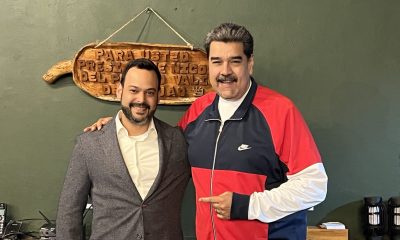 Manuel Vicente Vadell junto a Nicolás Maduro. Foto: DW