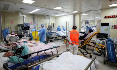 Una unidad de cuidados intensivos en el hospital Beijing Chaoyang. Foto: Infobae