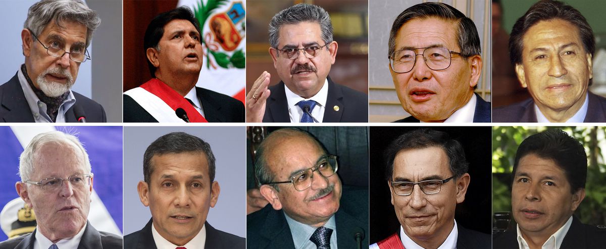 Expresidentes de Perú. Foto; El País