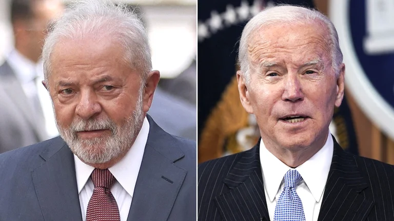 Lula da Silva y Joe Biden. Foto; Infobae.