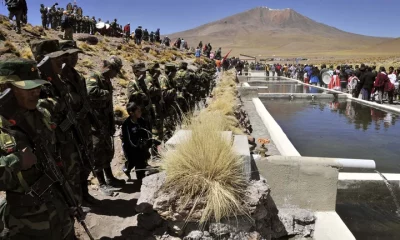La región donde circula el río Silala, en disputa entre Chile y Bolivia. Foto: Infobae.
