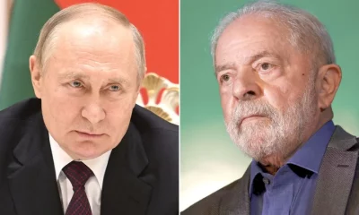 Vladimir Putin conversó con Lula da Silva. Foto: Infobae