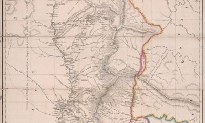 Mapa del Paraguay, trazado por el coronel Alfred Du Graty, 1861. Cortesía