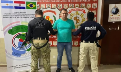 Luis Alberto Dávalos fue detenido por la Senad. Foto: Gentileza