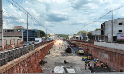 Las obras en la zona de Tres Bocas avanzan a pasos agigantados. Gentileza