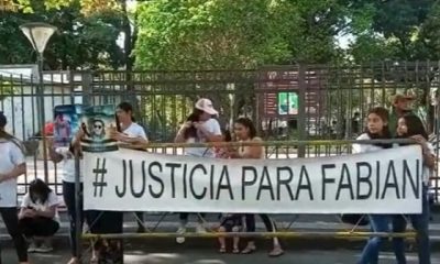 Familiares piden justicia para Fabián Marín. Foto: Captura de video