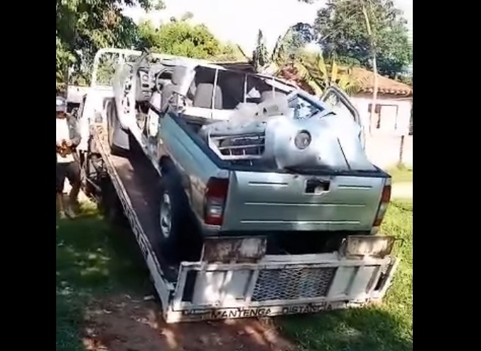 Investigan a policías que pretendían vender autopartes del vehículo incautado. Foto: Ministerio Público