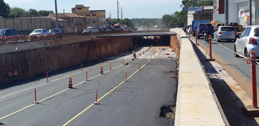 Aseguran que el túnel quedará habilitado para la semana próxima. Foto: MOPC.