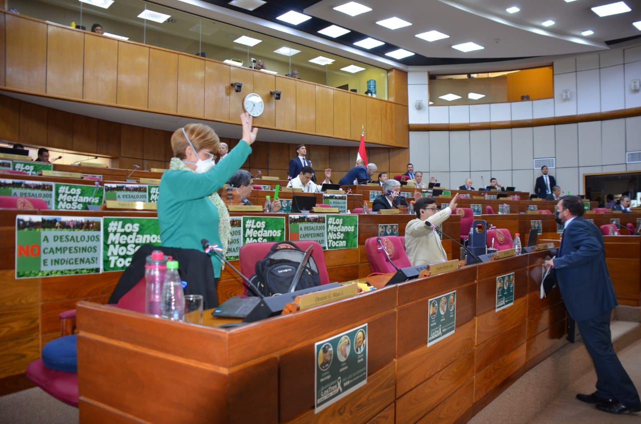 Sesión de la Cámara de Senadores. Foto: Archivo