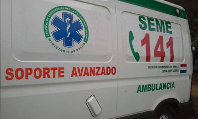 Ambulancia SEME. (Gentileza)