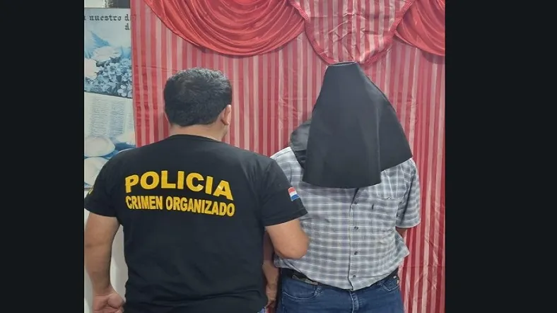 El hombre quedó detenido. Foto: Gentileza