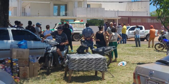 Enfrentamiento en la zona de Pedro Juan Caballero. Foto: Gentileza.