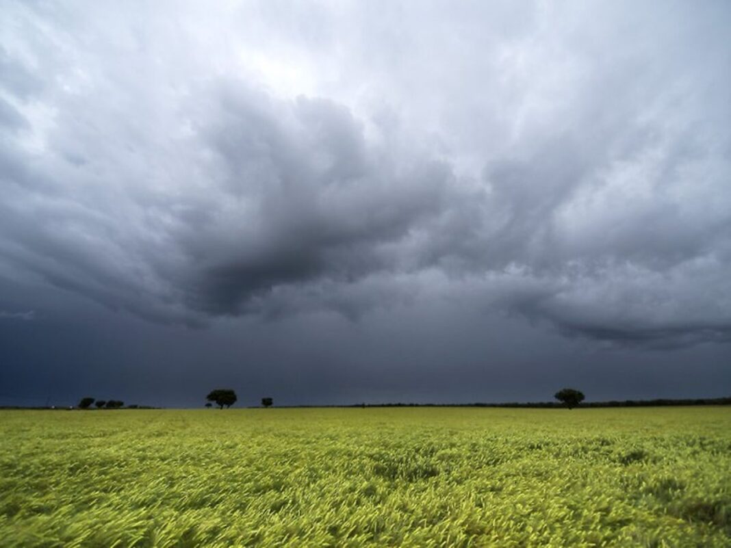 Clima nublado. Foto referencial