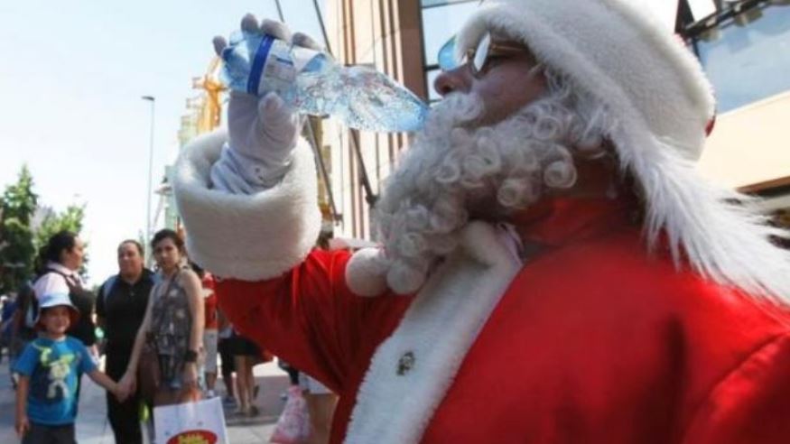 A prepararse para el calor en Nochebuena. Foto: imagen de referencia.