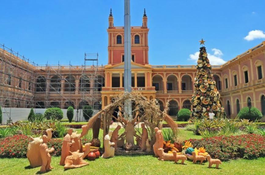 Pesebre del Palacio de Gobierno. Foto: IP