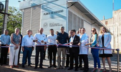 Inauguración de planta de oxígeno. Foto: Gentileza