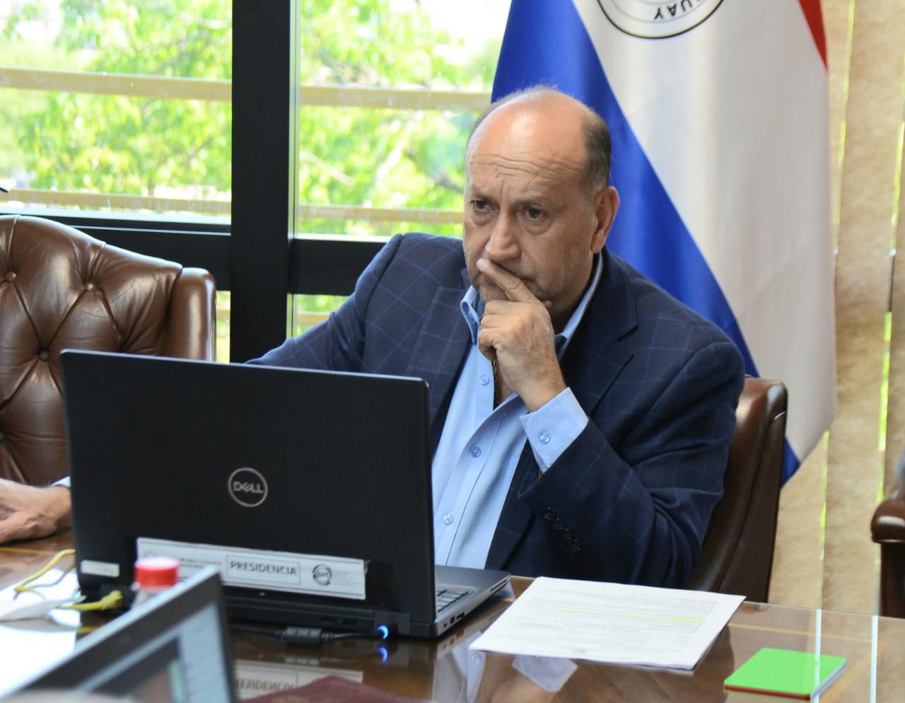 Presidente del Senado, Óscar Salomón. Foto: Gentileza