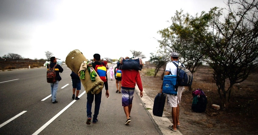 Migrantes venezolanos. Foto: BID