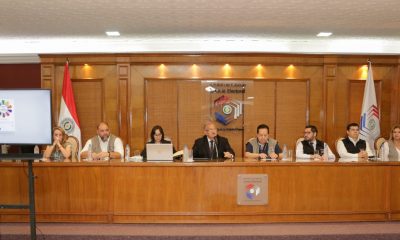 Ministros y autoridades del Tribunal Superior de Justicia Electoral (TSJE). Foto: Gentileza.