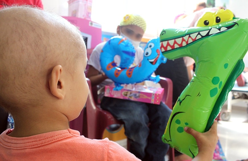 Niños del Hospital Acosta Ñú. Foto: Ñanduti