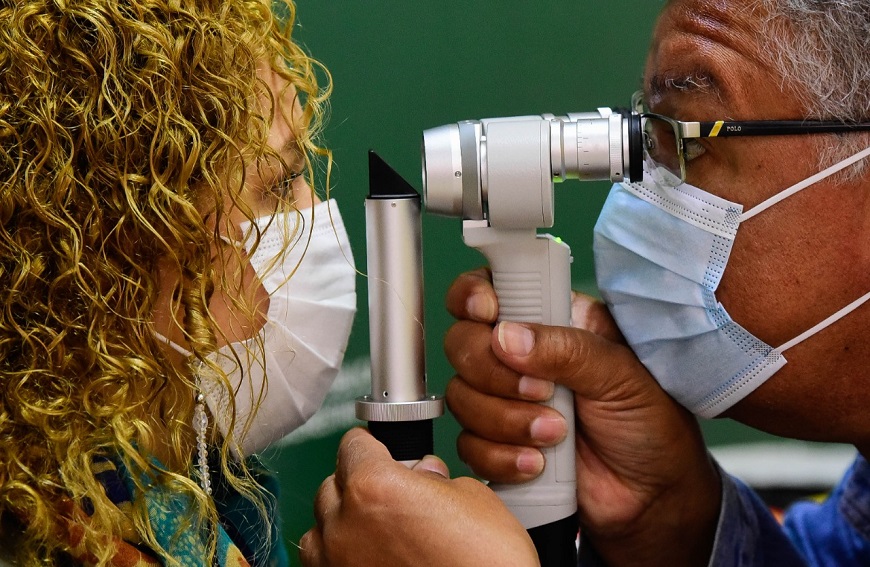 Atención oftalmológica. Foto: Ministerio de Salud