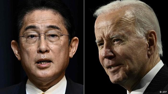 Fumio Kishida y Joe Biden. Foto: DW