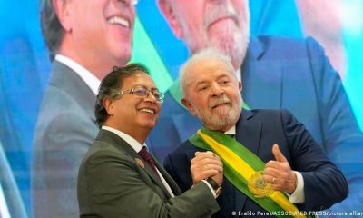 Gustavo Petro y Lula da Silva. Foto: DW