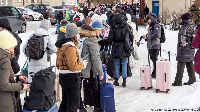 La ONUDD considera que el peligro crece cuando de 5 a 6 millones de personas salen de Ucrania en busca de refugio. Foto: DW
