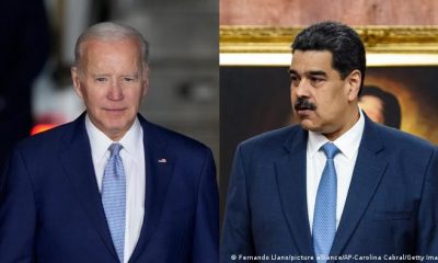Joe Biden y Nicolás Maduro. Foto: DW