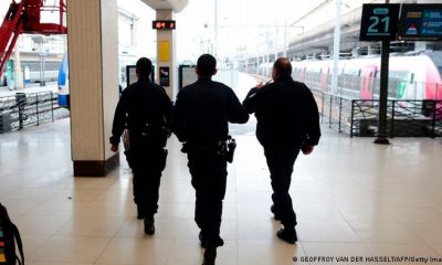 Presencia policial en la Gare du Nord de París. Foto: DW