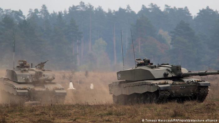 Tanques Leopard. Foto: DW