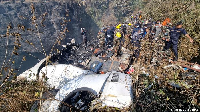 Accidente aéreo en Nepal. Foto: DW