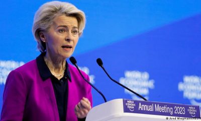 Ursula von der Leyen, en Davos. Foto: DW