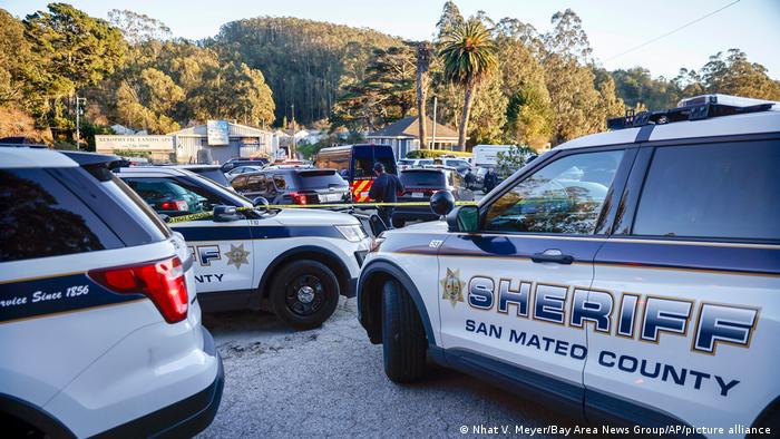 La Policía acudió al llamado en el que denunciaron el tiroteo en Half Moon Bay. Foto: DW