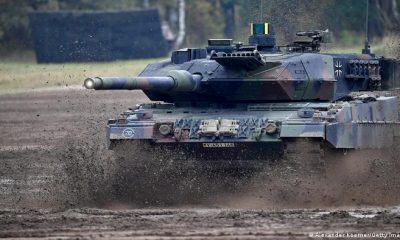 Tanque Leopard 2, de fabricación alemana. Foto: DW