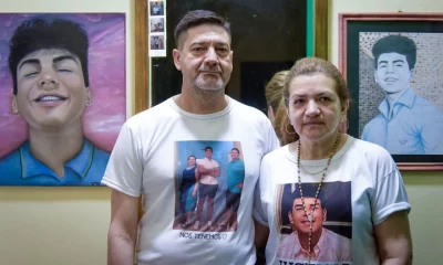 Silvino y Graciela Báez Sosa, los padres de Fernando. Foto: Infobae