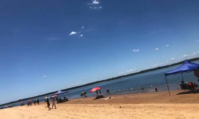 Playa Corateí - Ayolas. Foto: Armada paraguaya.