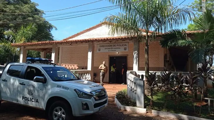 Dirección de Policía de Alto Paraná. Foto: Gentileza