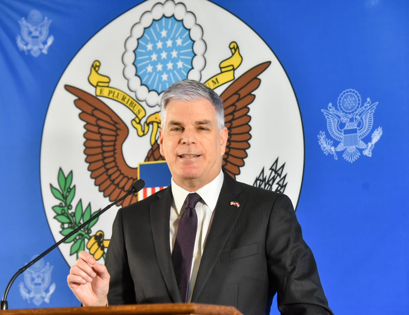 El embajador de Estados Unidos en Paraguay, Marc Ostfield había dicho que las designaciones continuarían.Foto: Twitter