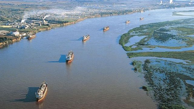 Hidrovía Paraguay - Paraná. Foto: Gentileza