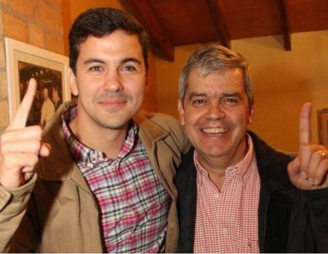 Santiago Peña y Enrique Riera. Foto: Gentileza