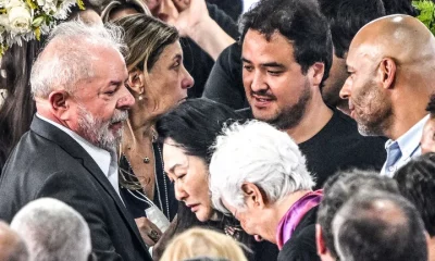 Lula saluda a familiares de Pelé. Foto: Infobae